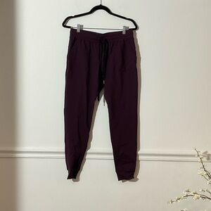 ZYIA Men's Joggers in Dark Plum